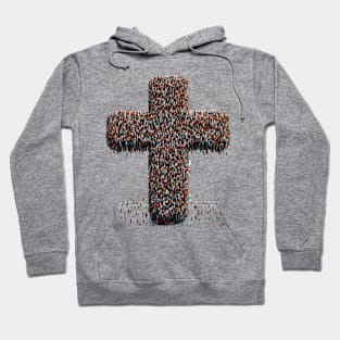 Cross of People and Faith by focusln Hoodie